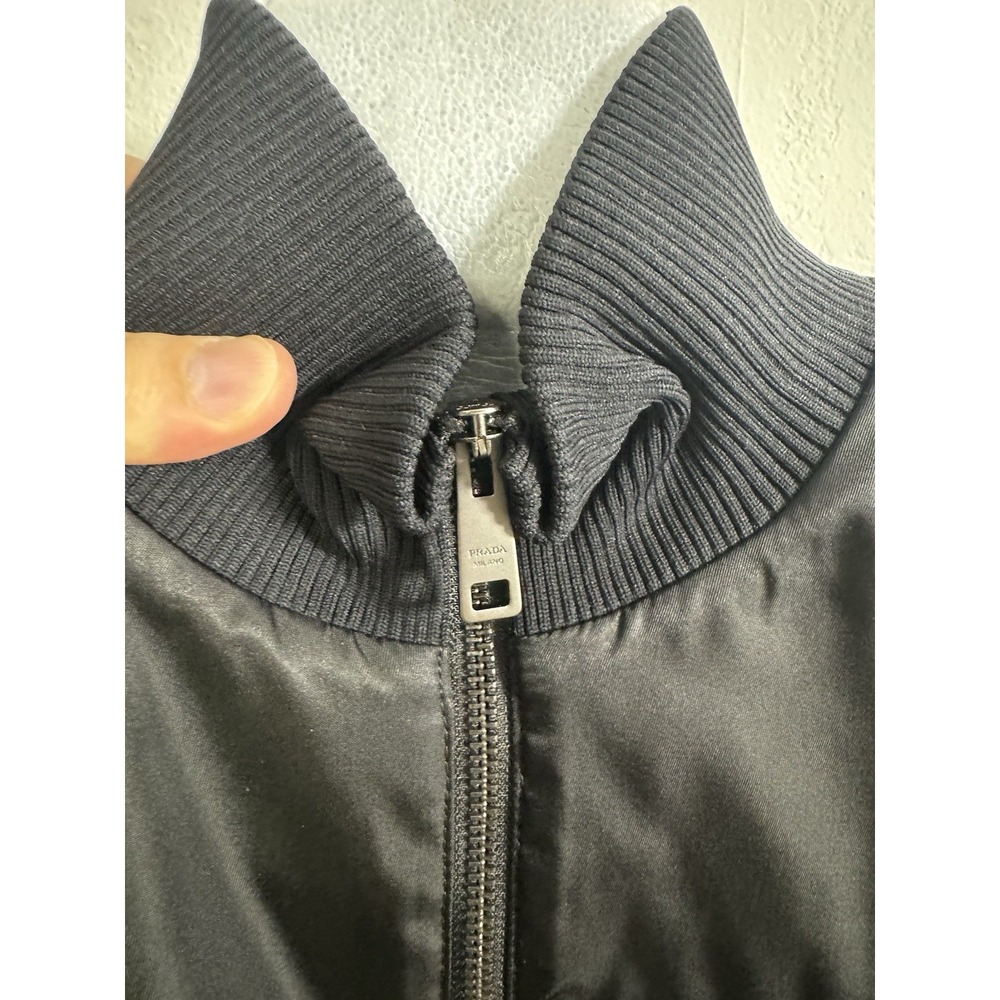 ADIDAS for PRADA RE-NYLON TRACK FULL ZIP JACKET BLACK MEN'S SIZE XS 42 New - Picture 4 of 10